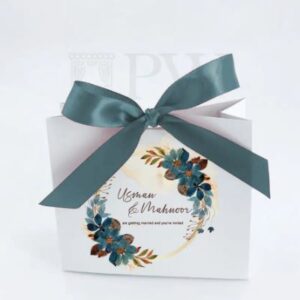 ouch Favor Box Floral Pattern